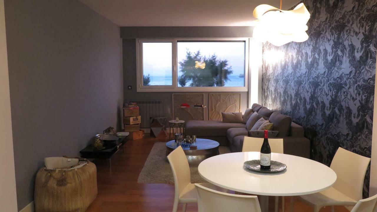 La Madame On La Concha Beach, Seaview Apartment 圣塞瓦斯蒂安 外观 照片